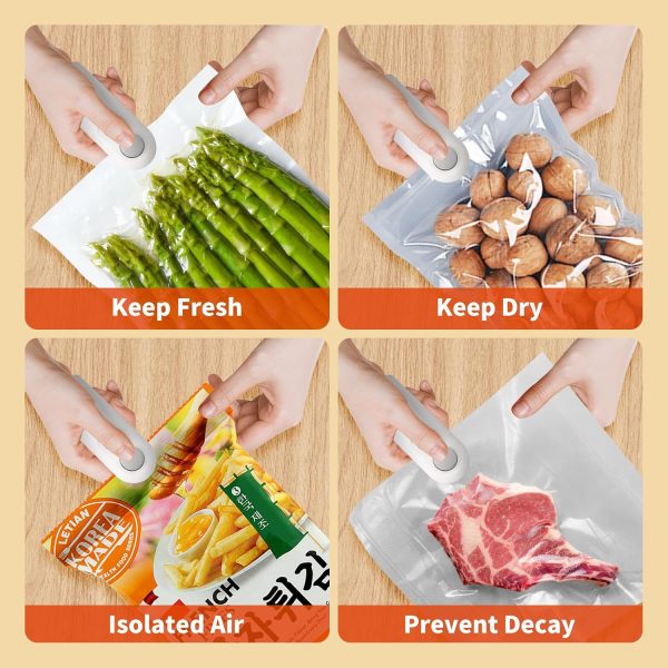 2-in-1 USB Bag Sealer & Cutter β Rechargeable