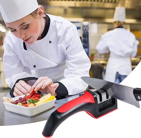 3-in-1 Knife Sharpener Set with Ceramic Peeler