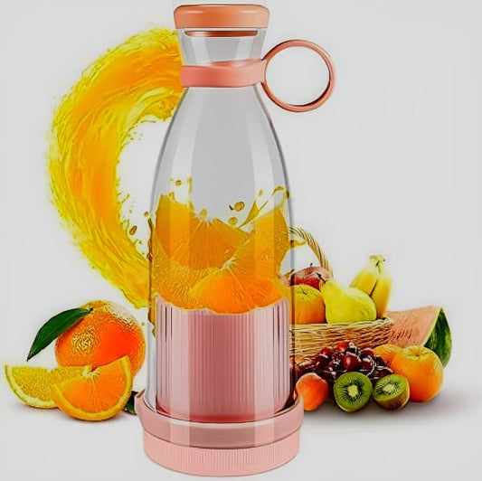 Mini Portable Electric Juicer – 380ml Rechargeable Blender