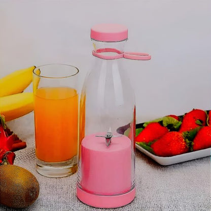 Mini Portable Electric Juicer – 380ml Rechargeable Blender